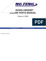 DongFeng Zb25 Tractor Engine Parts Manual