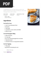 Pineapple Pie