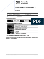 Ficha de Control Mensual de Actividades - Cueva Alanguia - Paul Esleyter