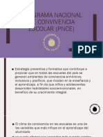 Programa Nacional de Convivencia Escolar (PNCE)