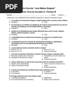 Examen Sociales 8°