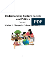 Understanding Culture Society and Politics