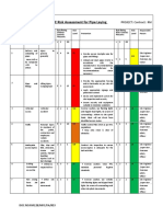 Risk Assesment For GRP Pipe Laying