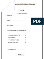 Questionnaire On Internet Banking