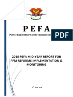 Pefa 2018 Mid Year Report