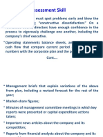 Risk Assessment Skill: - Boards As A Whole Must Spot Problems Early and Blow The