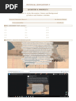Physical Education 9 Module 1 - Pascual, Dainielle Marie C.