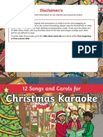 Za Ca 1637050104 12 Songs and Carols of Christmas Karaoke - Ver - 2