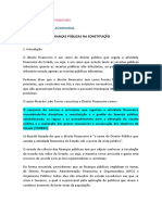 Conceito, Objeto e Autonomia Do Direito Financeiro