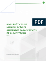 Apostila de Curso - Boas Praticas de Manipulação