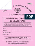 Transfer of Ownership in Death Case: U.T., Chandigarh