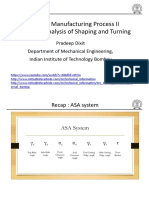 ME338 - Lecture 4 - Shaping-Turning