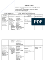 Plan de Clase Programa Educativo