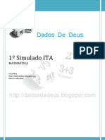 Dados de Deus - 1o Simulado ITA (Matemática)