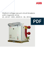 Medium Voltage Vacuum Circuit Breakers With Magnetic Drive 12... 24 KV - 630... 4000 A - 16... 50 Ka