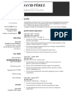 Cosmopolitan Professional Resume Template Black