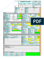 Recipiente: Equipment Data Sheet