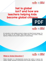 Perspective of Global Education - Global Citizenship Education