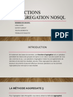 FONCTIONS D'AGREGATION Nosql