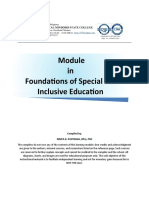 In Foundations of Special and Inclusive Education: Compiled By: Nimfa B. Pastrana, RPM, PHD