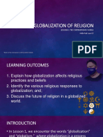 Lesson 6 The Globalization of Religion Lct2