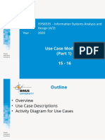 20200727005509D5181 - ISYS6535 - Session 15-16 - Use Case Modeling Part 1 (Overview, Use Case Descriptions, Activity Diagram For Use Cases)