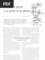 Los Astros y Su Accion Sobre Las Plantas