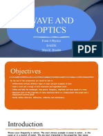 Wave and Optics: Form 3 Physics Bahse Miss K. Boodai