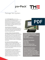 BT Integra-Pack: TME's Intelligent Package Test System