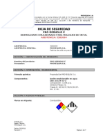 MSDS - Aditivo Desmoldante