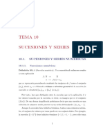 Tema 4. Sucesiones y Series.