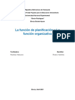 Trabajo Función Organizativa