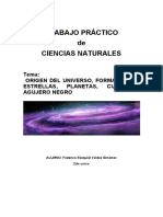 TRABAJO PRÁCTICO Ciencias UNIVERSO