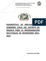 Diagnóstico de Brechas 2020 Irazola Ucayali MD