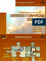 Densidad y Gravedad Específica Del Gas Natural