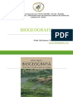 AULA 01 - Introdução A Biogeografia