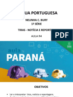 Retomada 4 - Tiras, Notícia e Reportagem (EM 1° Ano)