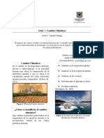 Guía 7. Cambio Climático