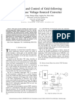 Modeling and Control of Grid-Following Single-Phase Voltage-Sourced Converter