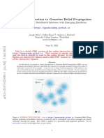 A Visual Introduction To Gaussian Belief Propagation A Framework For Distributed Inference With Emerging Hardware.