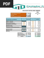 Calculadora Cuotas Obrero Patronales 2021