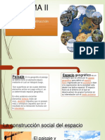 Tema Ii: El Paisaje Como Construcción Social Del Espacio