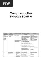 Yearly Lesson Plan Physics Form 4