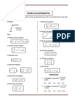 Teoria de Exponente