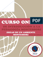 6 3 Areas de Un Ambiente Montessori