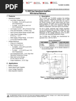 TL103W Dual Operational Amplifiers With Internal Reference: 1 Features 3 Description