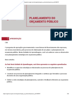 01.1 - Planejamento Do Orçamento Público