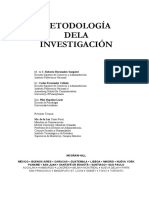 Metodologia de La Investigacion