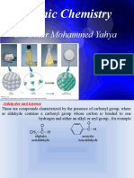 Organic Chemistry: Dr. Omar Mohammed Yahya