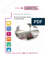 Operation Manual: TD 3.5+ Automation Option For MPS Robotic